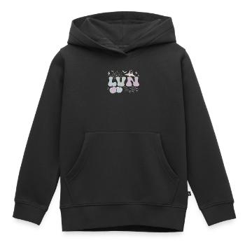 LVN Infirmière professionnelle autorisée Halloween - Sweat Premium à capuche enfant bio - noir - Devant - AI Model Kid Male (0cm)
