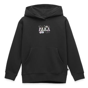 Paraprofessionnel Halloween Para Teacher Parapro - Sweat Premium à capuche enfant bio - noir - Devant - AI Model Kid Male (0cm)