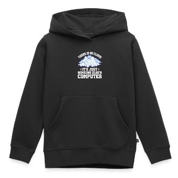 There Is No Cloud 10 - Kinder Premium Organic Hoodie - Schwarz - Vorne - AI Model Kid Male (0cm)