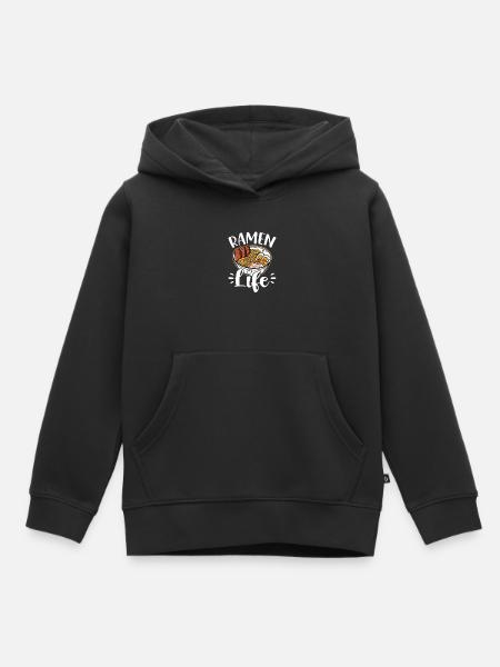 Ramen - Kinder Premium Organic Hoodie - Schwarz