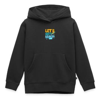 Lassen Sie Uns Getränkte Wasserpistole Squirt Gun - Kinder Premium Organic Hoodie - Schwarz - Vorne - AI Model Kid Male (0cm)