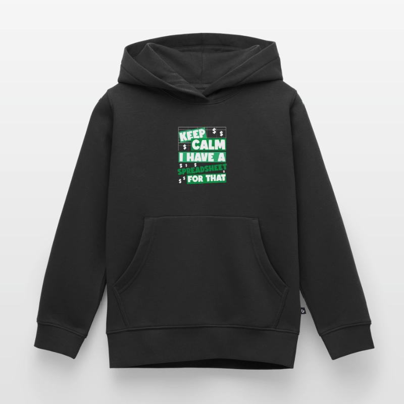 Comptable Comptable Comptable Sweat Premium à capuche enfant bio