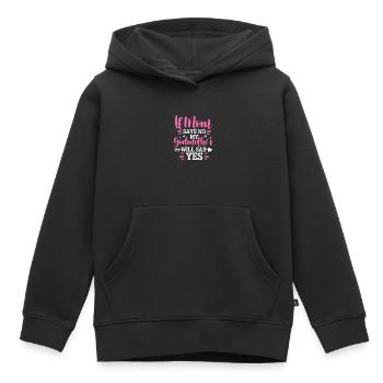 Patin - Kinder Premium Organic Hoodie - Schwarz - Vorne - AI Model Kid Male (0cm)