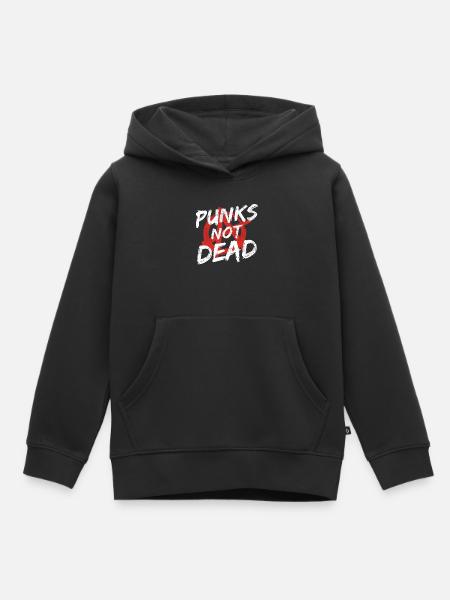 Punk Rock Pogo Anarchie Punks Punk Rocker Punk - Sweat Premium à capuche enfant bio - noir
