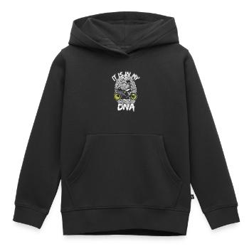 Motorcycle Lifestyle / Motorcycle / Motorcycle biker - Kids Premium Organic Hoodie - black - Front - AI Model Kid Male (0cm)