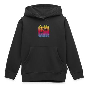 San Andrés Colombia - Kinder Premium Organic Hoodie - Schwarz - Vorne - AI Model Kid Male (0cm)