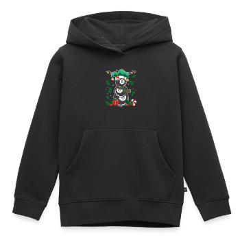 8-Ball Billard Spieler Billiard - Kinder Premium Organic Hoodie - Schwarz - Vorne - AI Model Kid Male (0cm)