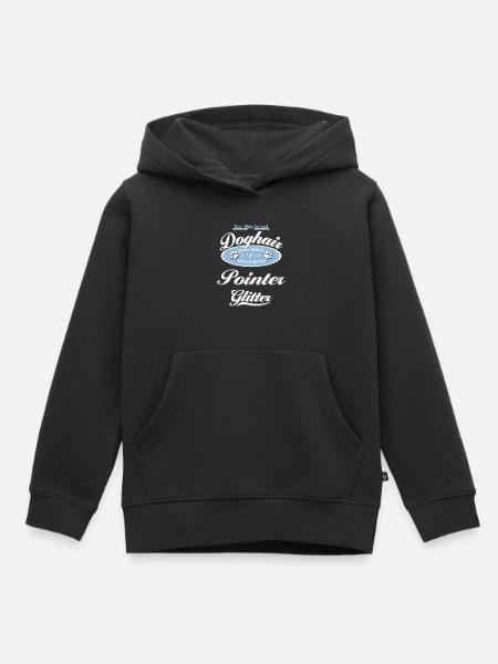 Hundeglitzer Pointer - Kinder Premium Organic Hoodie - Schwarz