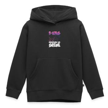B-Girls Übernehmen Die Szene - Breakdance - Kinder Premium Organic Hoodie - Schwarz - Vorne - AI Model Kid Male (0cm)