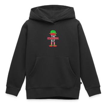 Opa Elfe Grandpa Elf - Kinder Premium Organic Hoodie - Schwarz - Vorne - AI Model Kid Male (0cm)
