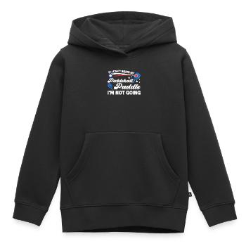 Pickleball si je ne peux pas apporter mon - Sweat Premium à capuche enfant bio - noir - Devant - AI Model Kid Male (0cm)