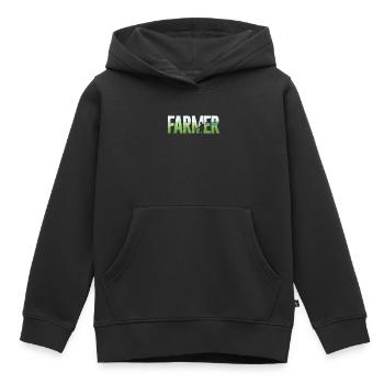Farming Farmer Farmer - Kinder Premium Organic Hoodie - Schwarz - Vorne - AI Model Kid Male (0cm)