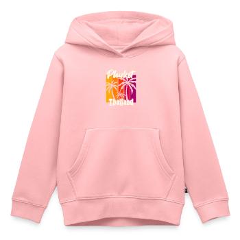 Phuket Thailand Sonnenuntergang - Kinder Premium Organic Hoodie - Rosa - Vorne - AI Model Kid Female (0cm)