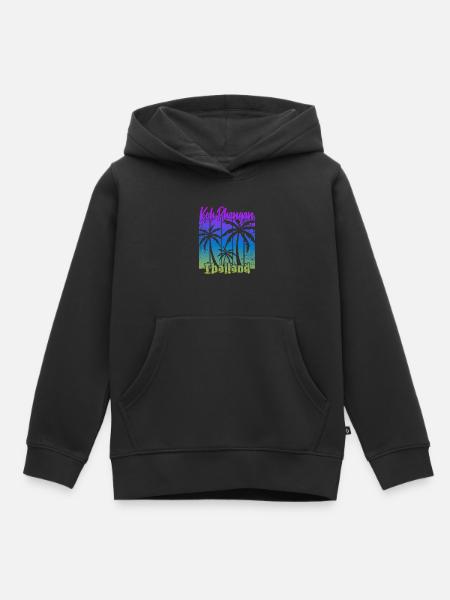 Koh Phangan Thailand - Kinder Premium Organic Hoodie - Schwarz