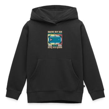 Reicht Mir Den Queue Ihr Narren Billard Pool - Kinder Premium Organic Hoodie - Schwarz - Vorne - AI Model Kid Male (0cm)