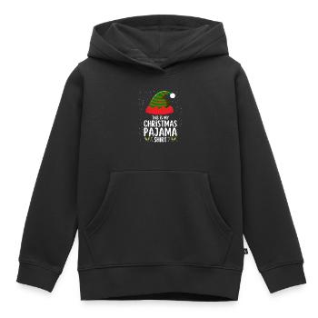Pyjama de Noël Pyjama Chemise de nuit - Sweat Premium à capuche enfant bio - noir - Devant - AI Model Kid Male (0cm)