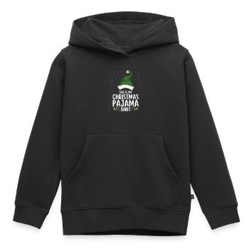 Pyjama de Noël Pyjama Chemise de nuit - Sweat Premium à capuche enfant bio - noir - Devant - AI Model Kid Male (0cm)