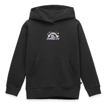 Kindergeburtstag Mädchen Kindergeburtstag Unicorn - Kinder Premium Organic Hoodie - Schwarz - Vorne - AI Model Kid Male (0cm)