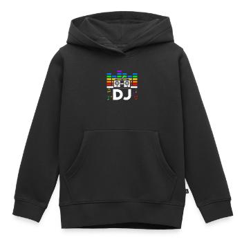 Rave Festival Techno Disko DJ Festival - Kinder Premium Organic Hoodie - Schwarz - Vorne - AI Model Kid Male (0cm)