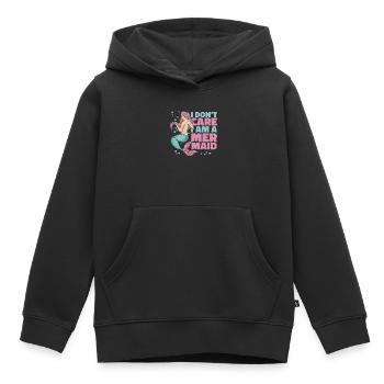 Mermaid Fable Mermaids Contes de fées - Sweat Premium à capuche enfant bio - noir - Devant - AI Model Kid Male (0cm)