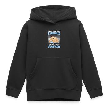 Eine Pandemie konnte mich stoppen Master - Kinder Premium Organic Hoodie - Schwarz - Vorne - AI Model Kid Male (0cm)