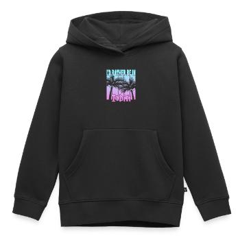 I'd rather be in Tahiti - Kids Premium Organic Hoodie - black - Front - AI Model Kid Male (0cm)