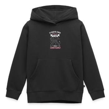 Ich brauche keinen Prinzen - Hannoveraner - Kinder Premium Organic Hoodie - Schwarz - Vorne - AI Model Kid Male (0cm)