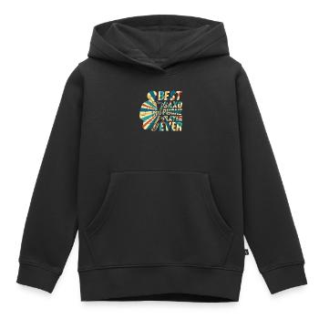 Meilleur joueur de téléphone Saxo Jamais Saxophoniste Musicien P - Sweat Premium à capuche enfant bio - noir - Devant - AI Model Kid Male (0cm)