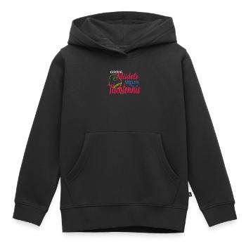 Tischtennis Zubehör Pingpong Motiv - Kinder Premium Organic Hoodie - Schwarz - Vorne - AI Model Kid Male (0cm)