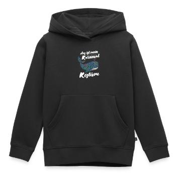 Fastnacht - Karneval - Karnewal - Wortspiel - Kinder Premium Organic Hoodie - Schwarz - Vorne - AI Model Kid Male (0cm)