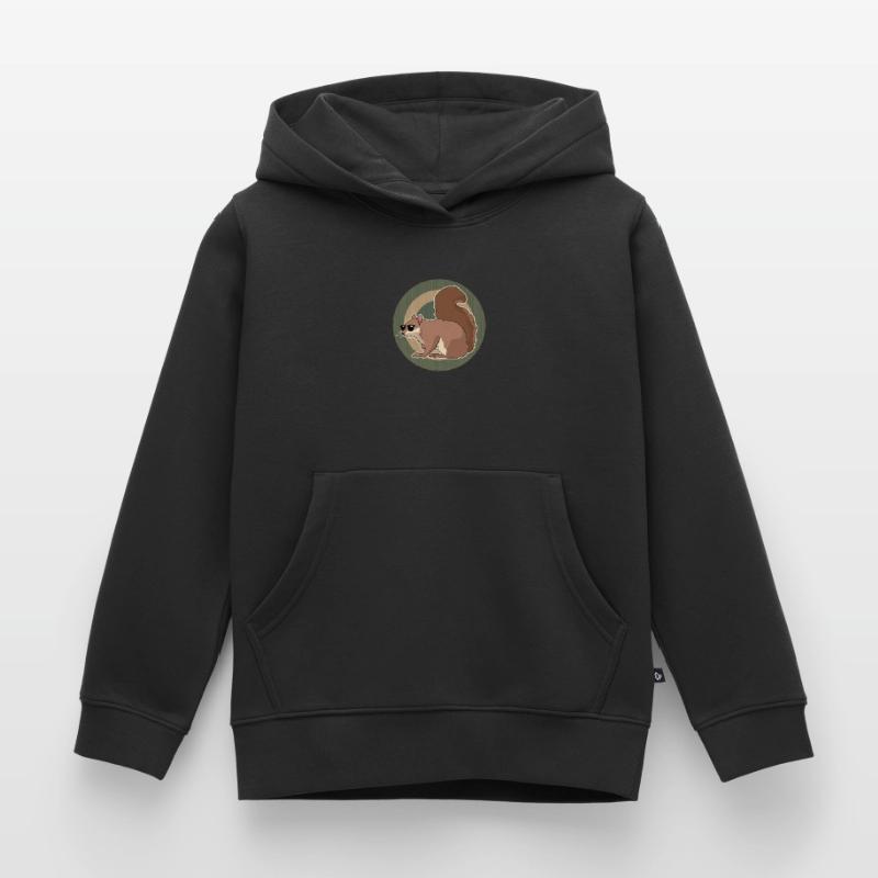 Süßes Eichhörnchen Hörnchen Geschenk Kinder Premium Organic Hoodie