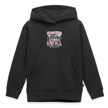 Sei Nett Zu Mir Wie Einen Unfall Aussehen Lassen - Kinder Premium Organic Hoodie - Schwarz - Vorne - AI Model Kid Male (0cm)