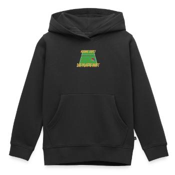 Tischtennis Zubehör Pingpong Motiv - Kinder Premium Organic Hoodie - Schwarz - Vorne - AI Model Kid Male (0cm)