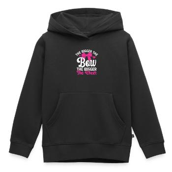 Cheerleader - Sweat Premium à capuche enfant bio - noir - Devant - AI Model Kid Male (0cm)