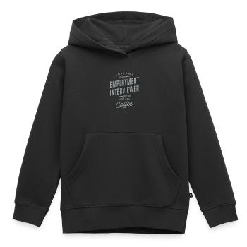 Employment Interviewer Funny Job Occupation - Kids Premium Organic Hoodie - black - Front - AI Model Kid Male (0cm)