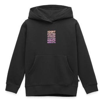 Animal Rescue - Kids Premium Organic Hoodie - black - Front - AI Model Kid Male (0cm)