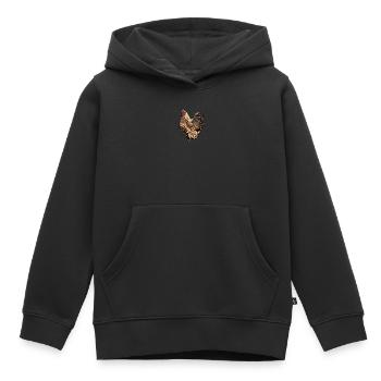 Brahma Chicken I Chicken Poultry Motif pour - Sweat Premium à capuche enfant bio - noir - Devant - AI Model Kid Male (0cm)