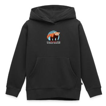 Red Panda Red Panda Red Pandas Gift - Kids Premium Organic Hoodie - black - Front - AI Model Kid Male (0cm)