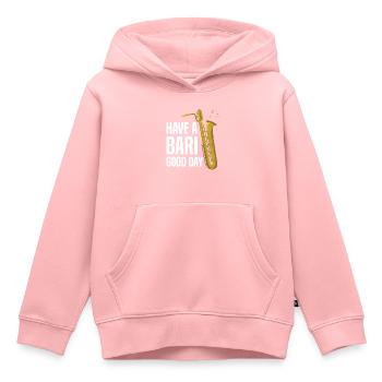 Have A Bari Good Day Funny Saxophone Player For Ja - Kids Premium Organic Hoodie - rose - Front - AI Model Kid Female (0cm)