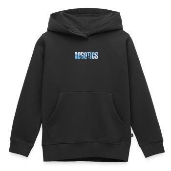 Robot Robotique Ingénieur Robotique Robotique - Sweat Premium à capuche enfant bio - noir - Devant - AI Model Kid Male (0cm)