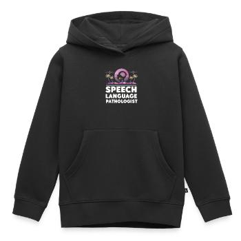 Speech Therapist Therapy Assistant - Kinder Premium Organic Hoodie - Schwarz - Vorne - AI Model Kid Male (0cm)