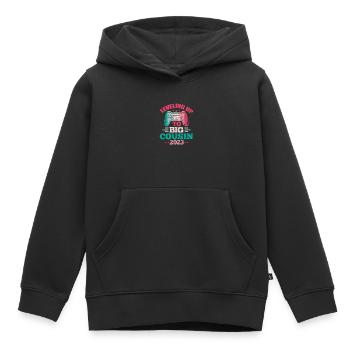 Schwangerschaft Cousin - Kinder Premium Organic Hoodie - Schwarz - Vorne - AI Model Kid Male (0cm)