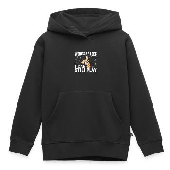 Klarinette Player Orchestra Musiker - Kinder Premium Organic Hoodie - Schwarz - Vorne - AI Model Kid Male (0cm)