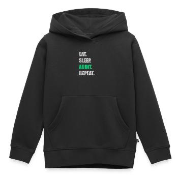 Buchhalter Buchhaltung Beruf - Kinder Premium Organic Hoodie - Schwarz - Vorne - AI Model Kid Male (0cm)