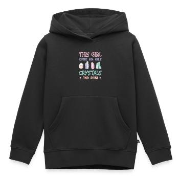 Praticiens de Reiki & Maître Reiki - Sweat Premium à capuche enfant bio - noir - Devant - AI Model Kid Male (0cm)