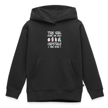 Praticiens de Reiki & Maître Reiki - Sweat Premium à capuche enfant bio - noir - Devant - AI Model Kid Male (0cm)