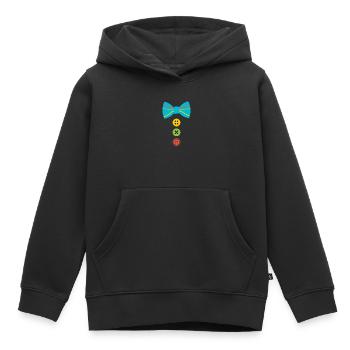 Karneval Fasnet Fasching Kostüm Ideen - Kinder Premium Organic Hoodie - Schwarz - Vorne - AI Model Kid Male (0cm)