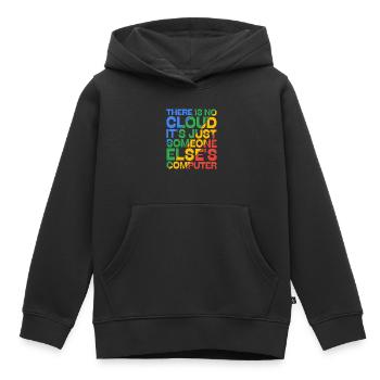 There Is No Cloud 19 - Kinder Premium Organic Hoodie - Schwarz - Vorne - AI Model Kid Male (0cm)