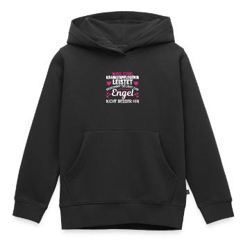 Krankenpflegerin Krankenpflege Krankenschwester - Kinder Premium Organic Hoodie - Schwarz - Vorne - AI Model Kid Male (0cm)