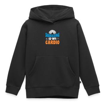 Akkordeon Polka Ziehharmonika Quetschkommode - Kinder Premium Organic Hoodie - Schwarz - Vorne - AI Model Kid Male (0cm)